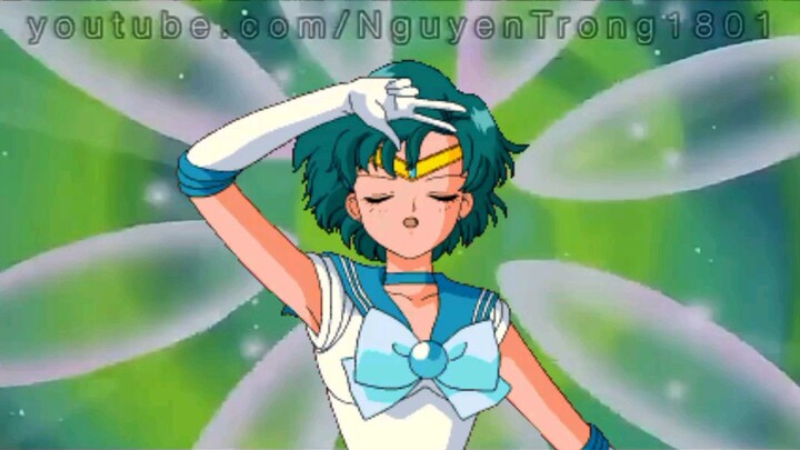 supreme thunder( sailor Mercury attack)