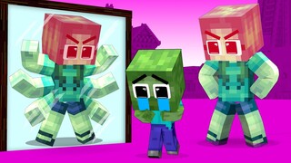 Monster School : Monster Mom and Baby Zombie - Sad Story - Minecraft Animation