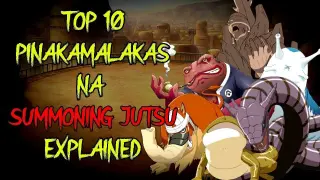Top 10 Summoning Jutsu sa Naruto Series Explained! |NARUTO TAGALOG ANALYSIS
