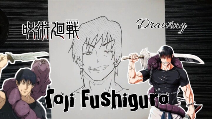 SPEED DRAWING Toji Fushiguro anime Jujutsu Kaisen