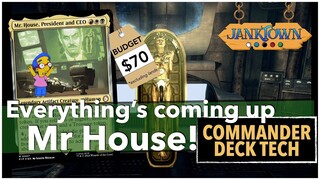 I bet $70 on Mr House! | BUDGET Deck Tech Primer | Fallout | Commander EDH