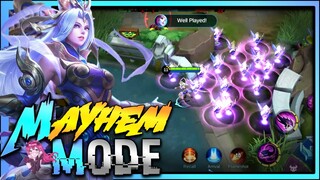 WTF!! *50* KILLS!!? UNLIMITED ABYSSAL TRAP, FREESTYLE KILLS!?? IN MAYHEM MODE SELENA!?? | MLBB