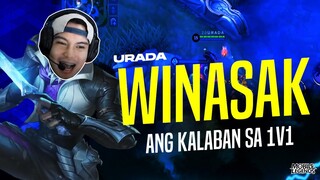 URADA WINASAK ANG KALABAN SA 1V1  (Urada Mobile Legends Full Gameplay)