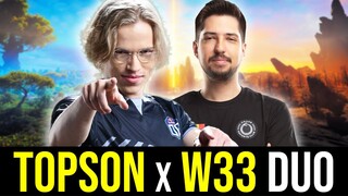 TOPSON giving W33 a Perfect Game - HUKSAR x ORACLE