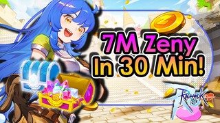 [ROMC] The Ultimate Treasure Chest Run! Make 7M Zeny in 30 Minutes! | King Spade