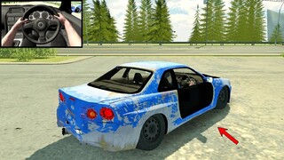 Rebuilding a Nissan Skyline GT-R R34 - Car Parking Multiplayer (Rebuilding + Test Drive) Gameplay