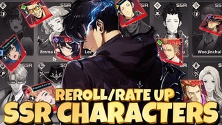 WHICH SSR CHARACTER TO REROLL/RATE UP FOR (GOING THROUGH ALL SSR KITS) - Solo Leveling Arise