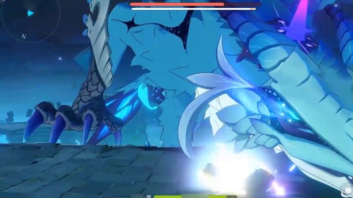 [Shocking] Genshin Impact mainline boss battle! I almost couldn't pass it! It's so cool