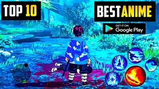 Top 10 Best Anime Games For Android In Year 2022 | High Graphics (Online/Offline) | Part 2