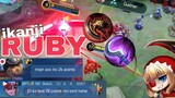 RUBY GAMEPLAY | BEST DUO ITEM FOR RUBY | ikanji Plays | Mobile Legends