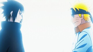 "Sasuke" Sasuke, kamu kaget karena Naruto menyimpan pelindung dahi yang kamu tinggalkan saat kamu be