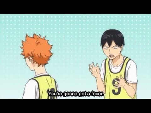 Haikyuu| Kageyama worries that Hinata will get a fever