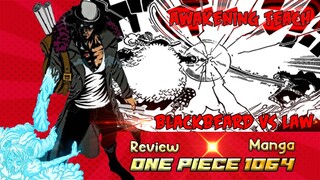 REVIEW MANGA OP 1064 - LAW DALAM BAHAYA!! TEACH AKAN MENGGUNAKAN AWAKENINGNYA!!! | LAW VS BLACKBEARD