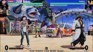 KOF15　ルオン　素早い11Hitコンボ　身軽になった女性版山崎