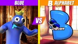 Blue (Rainbow Friends) vs B (Alphabet Lore) | SPORE
