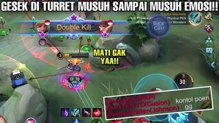 GESEK DI TURRET MUSUH SAMPAI MEREKA EMOSI KWKW! FANNY NGESOT IS HERE PAK!!