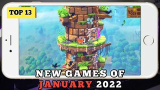 Top 13 BEST & NEW Games Of January 2022 for Android and iOS