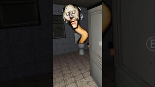 Granny Skibidi Toilet Funny | Granny Grandpa Horror game #skibiditoilet #granny #shorts #short