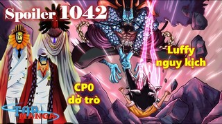 [Spoiler OP 1042]. CỰC HOT! CP0 làm Luffy phân tâm! Luffy bị đánh đập tàn nhẫn bởi Kaido!