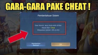 CEK AKUN KALIAN !! KETAHUAN PAKE CHEAT LANGSUNG DI BAN 30 HARI SAMA MOONTON