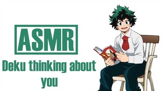 [ASMR] Deku thinking about you | Izuku Midoriya x Listener (Audio)