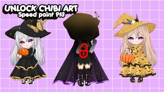 UNLOCK 3/3 | chibi art speed paint