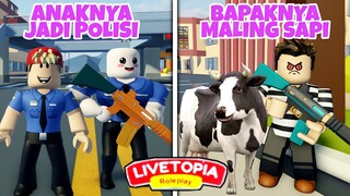 MALING SAPI DI GREBEK POLISI (LIVETOPIA) ROBLOX INDONESIA