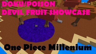 ONE PIECE MILLENIUM |DOKU/POISON Devil Fruit Showcase |ROBLOX ONE PIECE GAME| Bapeboi