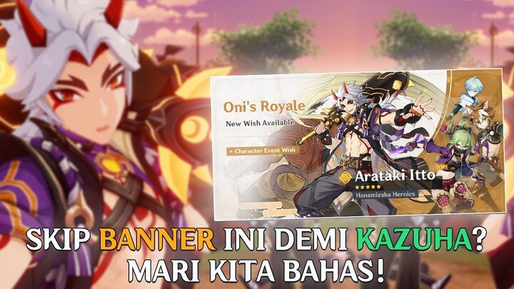 Arataki Itto Banner EZ SKIP? - TopUp Di D2CGamingStore | Genshin Impact Indonesia
