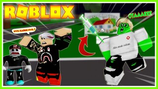BANG CUPU BERUBAH JADI ZOMBI DI BROOKHAVEN CARI OTAK!!! ROBLOX MIKOCIL