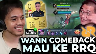 HAH? Wann Mau Trial Ke RRQ?? "Udahlah Wann Ingat Umur Masih Aja Compe" - Mobile Legends