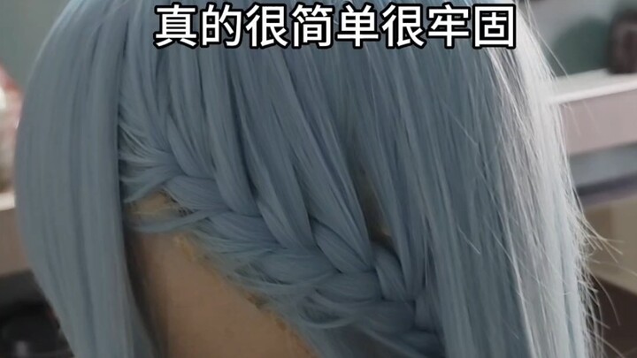 [Wig tutorial] How to hide Chikiri's braids [Arioka Nishiki]