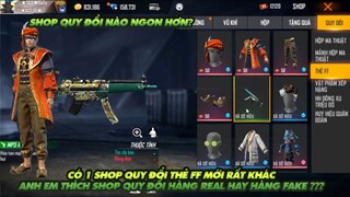 Free Fire| Shop quy đổi thẻ FF hàng Fake và hàng Real anh em thích quà nào hơn ???