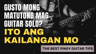 Five Patterns Pentatonic Scale  | Pinoy Guitar Tips Part 1