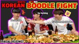 [MUKBANG] Korean guys try Philippines style boodle fight #78 (ENG SUB)