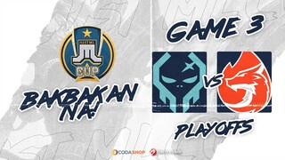 Execration vs Aura PH Game 3 Playoffs Just ML Cup (BO3) | Mobile Legends