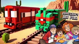 TRENES en MINECRAFT!! TINY TRAINS