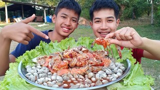 ตำทะเลเดือด กุ้ง หอย ปู ปลา แซ่บนัวอิหลีเด้อ