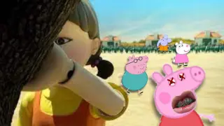 Peppa pig plays SQUID GAME