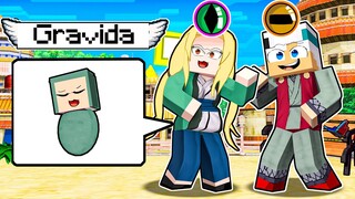 A TSUNADE está GRAVIDA no MINECRAFT!