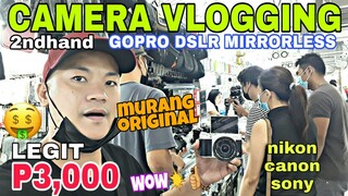 LEGIT! P3000 MURANG Vlogging CAMERA!mirrorless Dslr Gopro Canon nikon sony,Greenhills 2ndhand orig