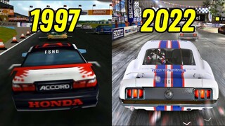 Evolution Of Grid/TOCA [1997-2022]