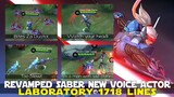 REVAMPED SABER NEW VOICE ACTOR NO MORE ANOTHER ONE BITES THE DUST FOR ULT DIALOGUE MOBILE LEGENDS ML