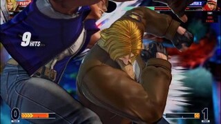 KOF15　チャンピオンvs拳聖　最強テリー決定戦　アッシュの３９HIT７割コンボもすごすぎる