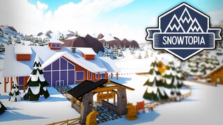 THIS GAME IS SO RELAXING! - Snowtopia: Ski Resort Tycoon