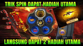 trik 1 kali spin skin vector Garena free fire