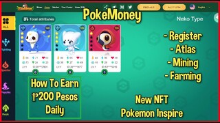 New NFT PokeMoney How to Register and Earn Daily