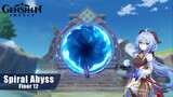 Duo Ratu Cryo & Raiden Ei National Team - Spiral Abyss Lantai 12 | Genshin Impact