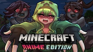 MINECRAFT ANIME: Zombie Girls & Creeper Explosions!