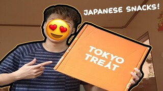 LEYNX TRYING JAPANESE SNACKS | UNBOXING TOKYO TREAT BOX DECEMBER2019